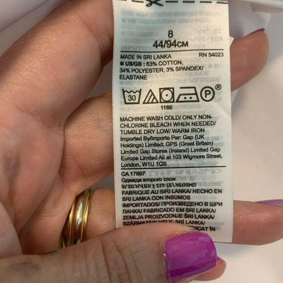 Peter Millar White Blue Gingham Short Sleeves Casual Shirt Size Large - Picture 4 of 6